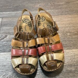 Propet leather sandals woman’s size 10 wide (d176)